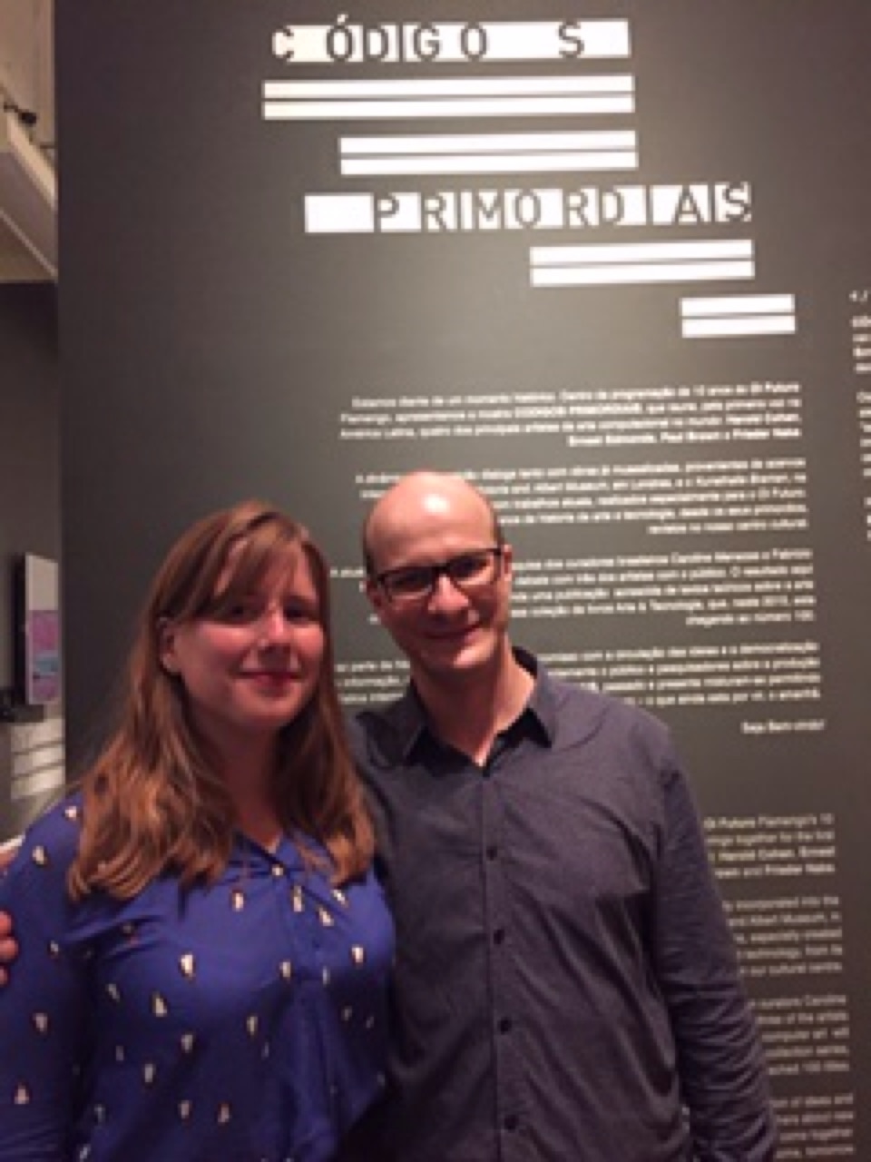 Curators Caroline Menenzes/ Fabrizio Poltronieri