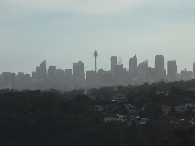 Sydney Sky line from Georges Heights